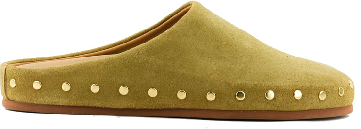 Posa Studded Mule Tan