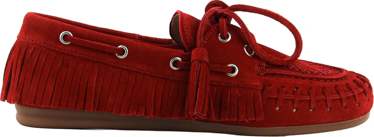 Posa Boat Loafer  Native Red