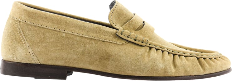 Posa Penny Loafer Wrinkle Light Taupe