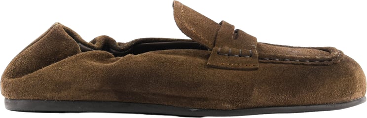 Posa Penny Loafer Square Dark Brown