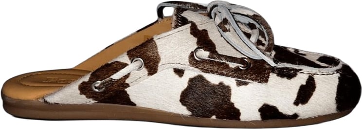 Posa Boat Loafer Mule Cow