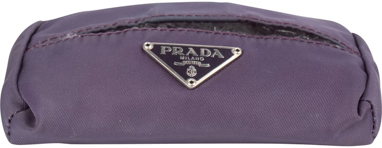 Prada Prada Purple Triangle Tissue Case Taschentücheretui