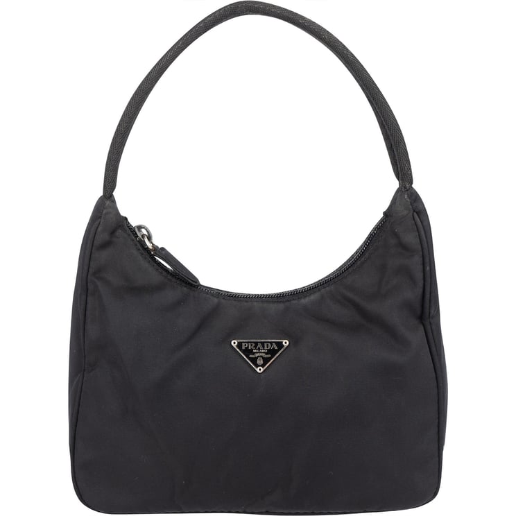 Prada Prada Black Nylon Triangle Vintage Re-Edition Handbag