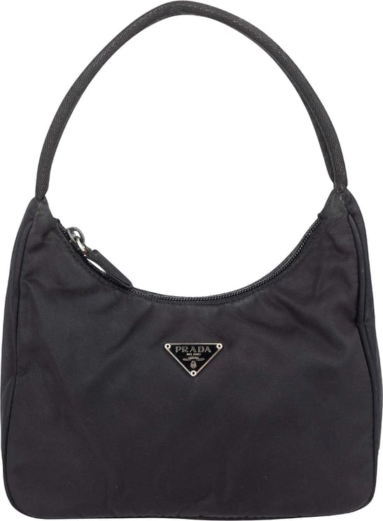 Prada Prada Black Nylon Triangle Vintage Re-Edition Handbag