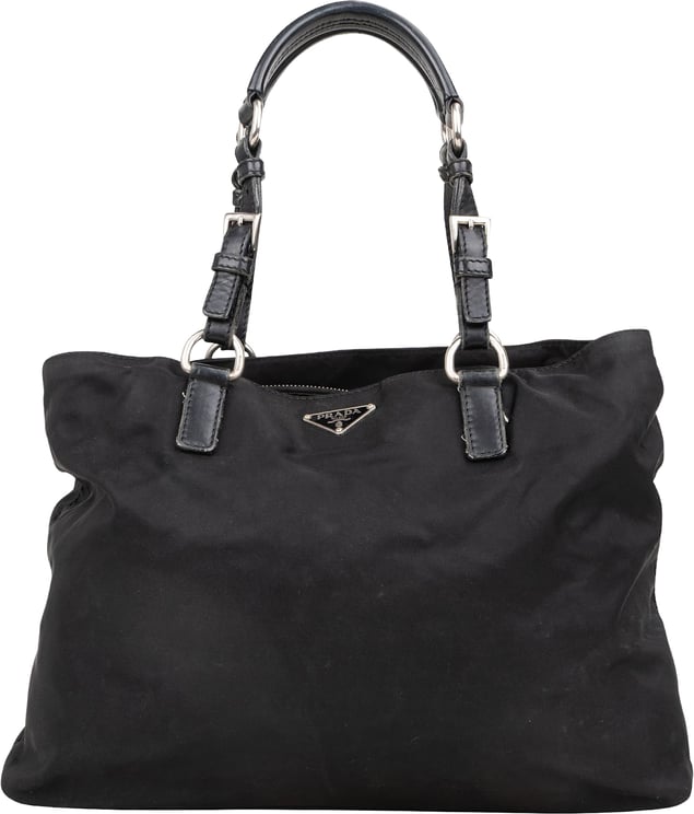 Prada Prada Nylon Triangle Tote Shoulder Bag