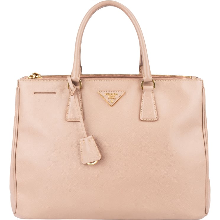 Prada Prada Rose Saffiano Leather Galleria Handbag