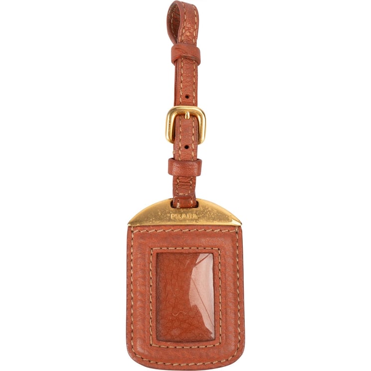 Prada Prada Leather Mini Luggage Bag Charm