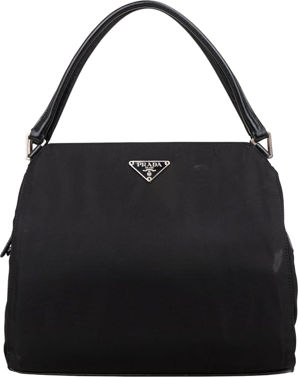 Prada Prada Black Nylon Triangle Handbag
