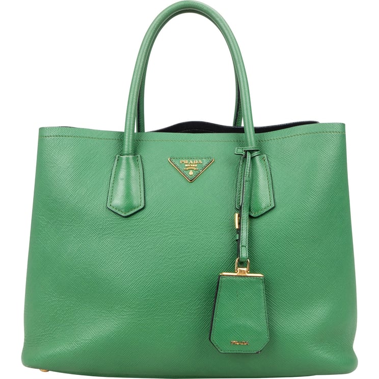 Prada Prada Saffiano Leather Double Handbag