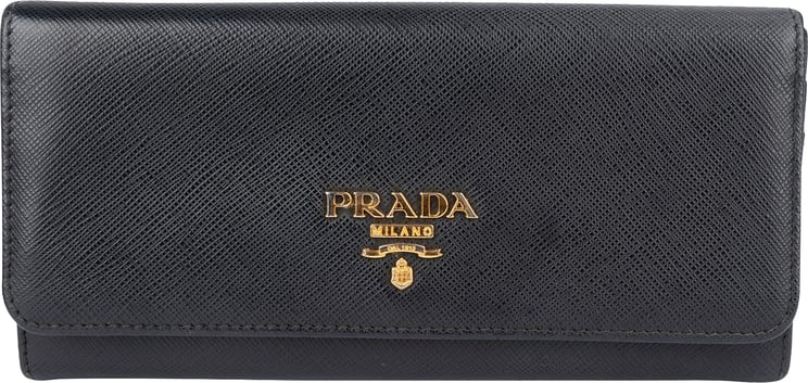 Prada Prada Saffiano Leather Continental Wallet