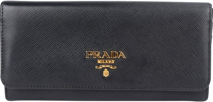 Prada Prada Saffiano Leather Continental Wallet