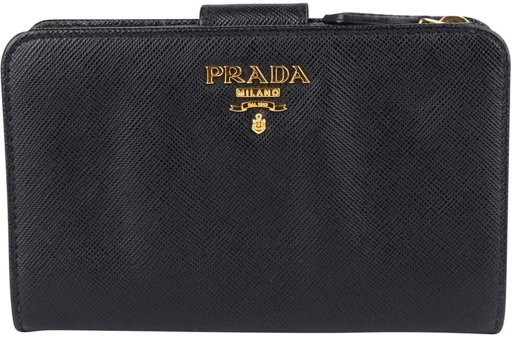 Prada Prada Saffiano Leather Bifold Wallet