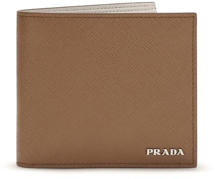 Prada Prada Beige Calf Leather Bos Taurus Wallet