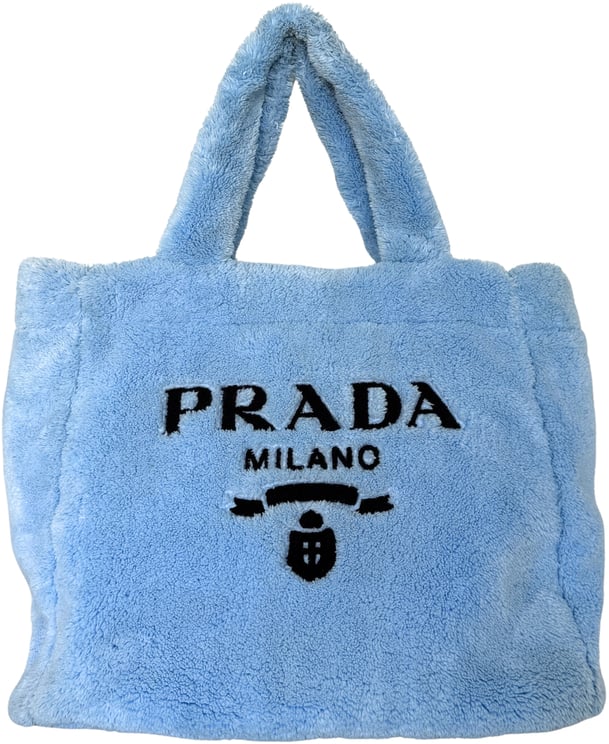 Prada Prada Terry Tote Bag Celeste / neuwertig