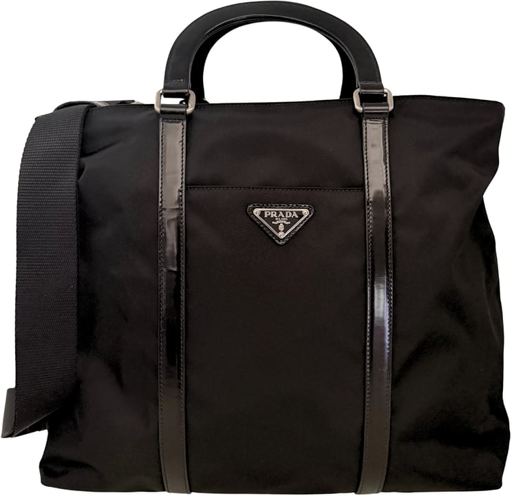 Prada Prada Tessuto Satchel 2 Wege Tasche Nylon / sehr gut