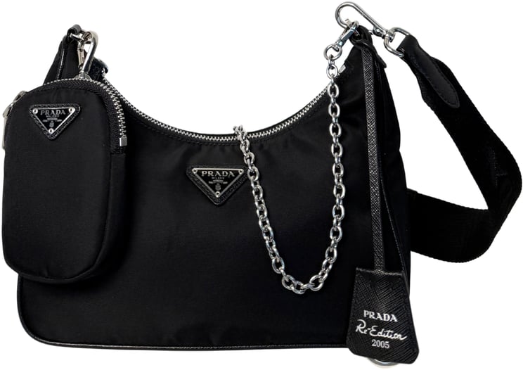Prada Prada Re-Edition 2005 aus Re-Nylon Schwarz Fullset 2023 / neuwertig