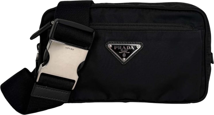 Prada Prada Pre-Owned Kleine Tessuto Gürteltasche schwarz