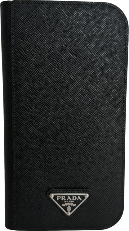 Prada Prada Hülle iPhone 17 Pro Max Saffiano Leder schwarz Fullset