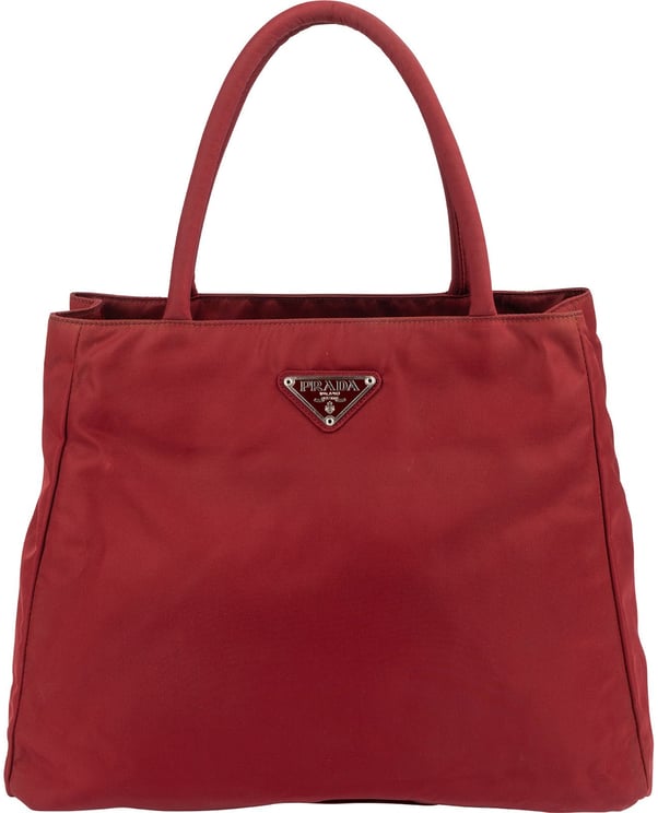 Prada Prada Red Tessuto Handbag