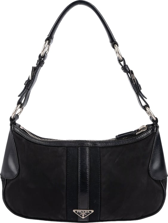 Prada Prada Tessuto Leather Shoulder Bag