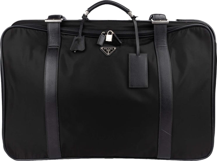 Prada Prada Saffiano Leather Weekender Garment Travel Bag
