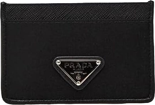 Prada Prada Nylon And Leather Card Holder