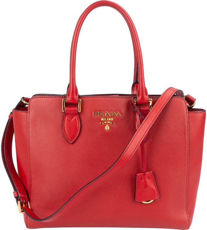 Prada Prada Saffiano Leather Tote Handbag
