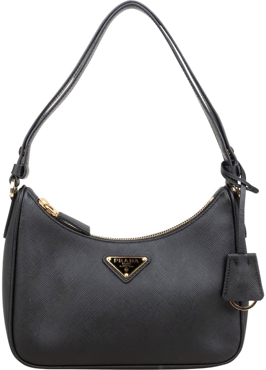 Prada Prada Saffiano Leather Triangle Re-Edition 2005 Shoulder Bag