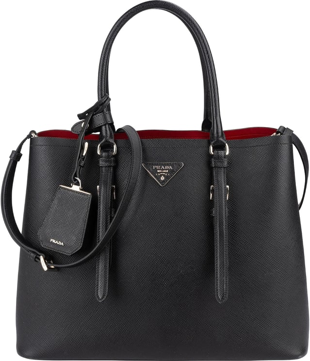 Prada Prada Saffiano Leather Cuir Double Tote Handbag
