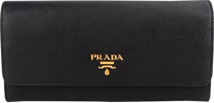 Prada Prada Saffiano Leather Continental Wallet