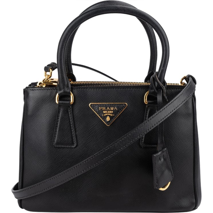Prada Prada Saffiano Leather Small Galleria Handbag