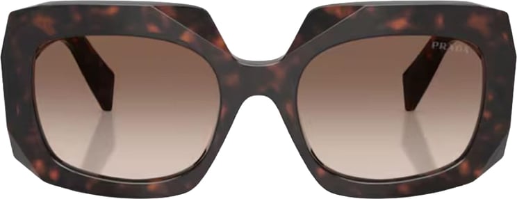 Prada Pr B23S Symbole Oversized Square Sunglasses