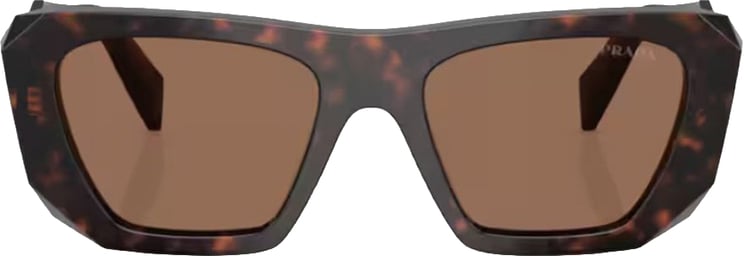 Prada Pr B18S Symbole Oversized Geometric Frame Sunglasses