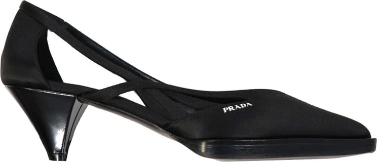 Prada Prada 55mm Cut-Out Satin Pumps