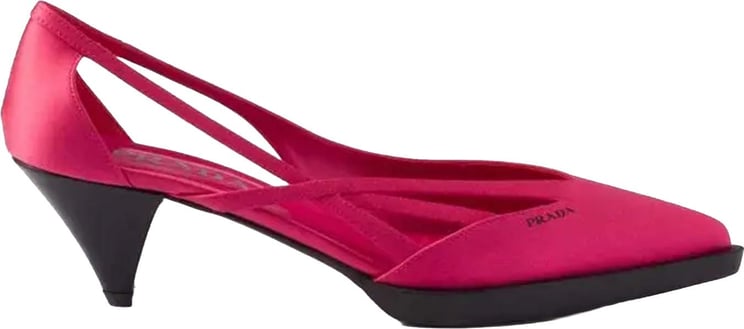 Prada Prada 55mm Satin Cut-Out Pumps