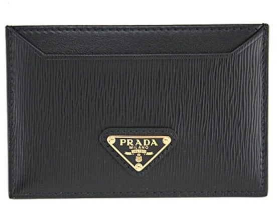 Prada Prada Leather Cad Holder