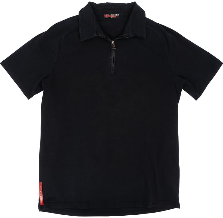 Prada Prada Classic Black Sports Polo Shirt (M-L)