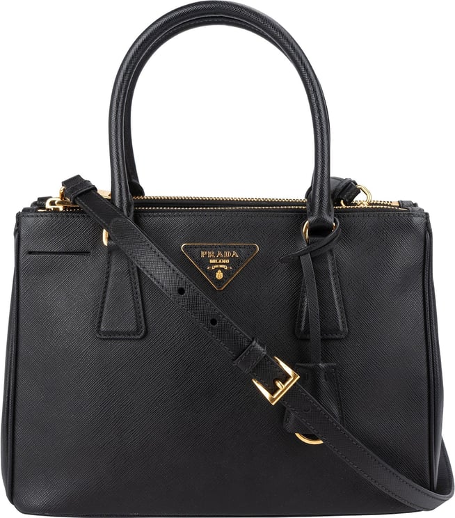 Prada Prada Saffiano Leather Small Galleria Handbag