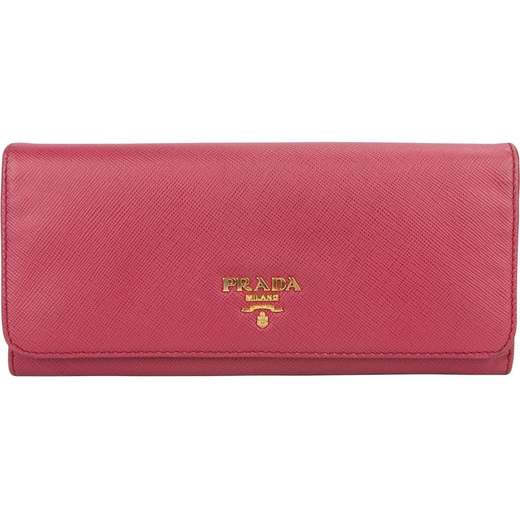 Prada Prada Saffiano Leather Continental Wallet