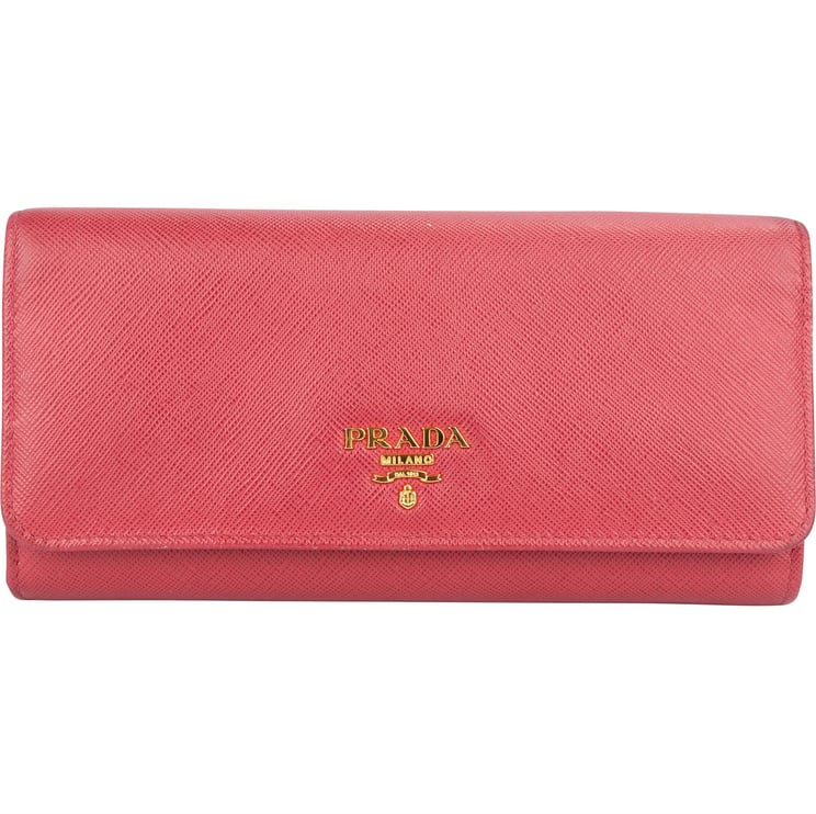 Prada Prada Saffiano Leather Continental Wallet