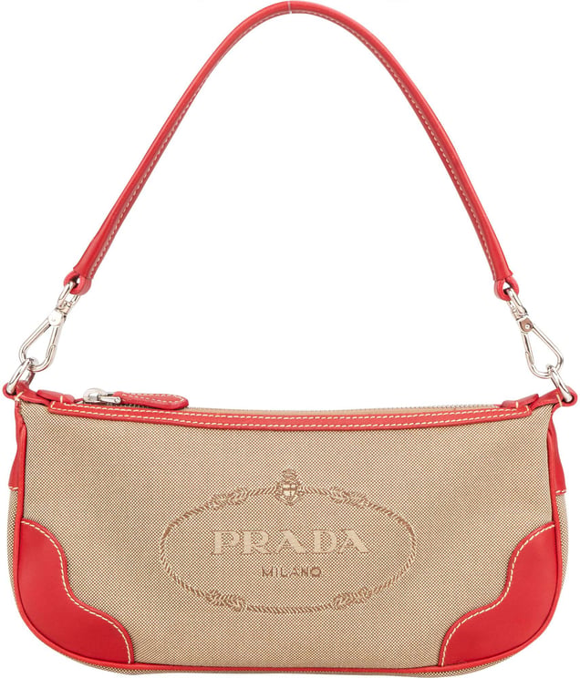 Prada Prada Classic Jacquard Mini Handbag