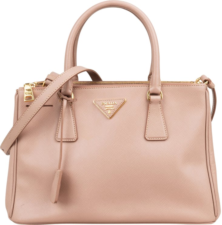 Prada Prada Pink Saffiano Leather Galleria Handbag