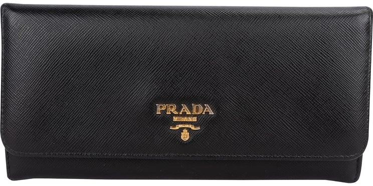 Prada Prada Saffiano Leather Continental Wallet 1M1132