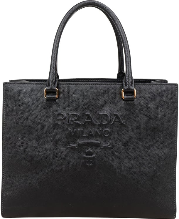 Prada Prada Saffiano Leather Small Tote Handbag
