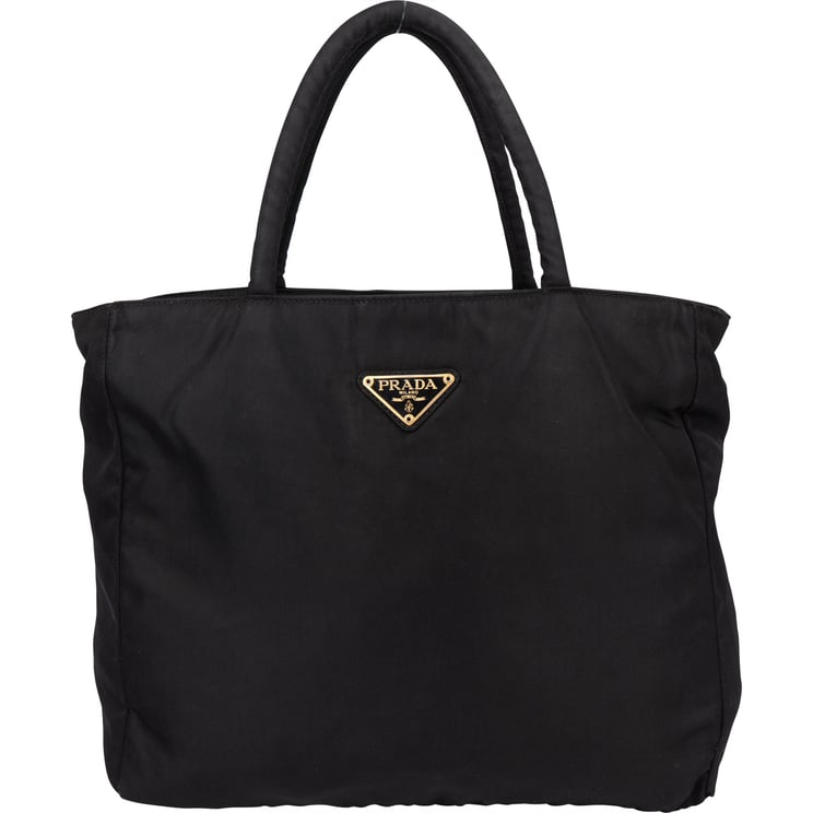 Prada Prada Black Nylon Triangle Handbag