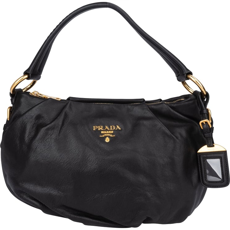 Prada Prada Classic Leather Handbag