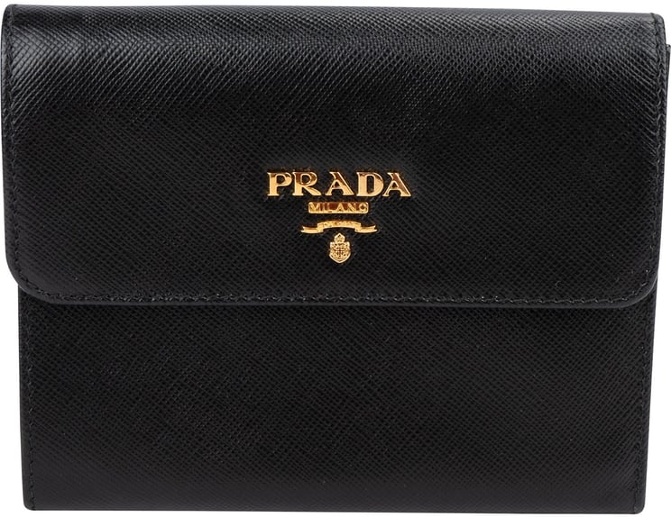 Prada Prada Black Saffiano Bifold Wallet