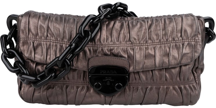 Prada Prada Nappa Gaufre Leather Chain Bag Shoulder Bag