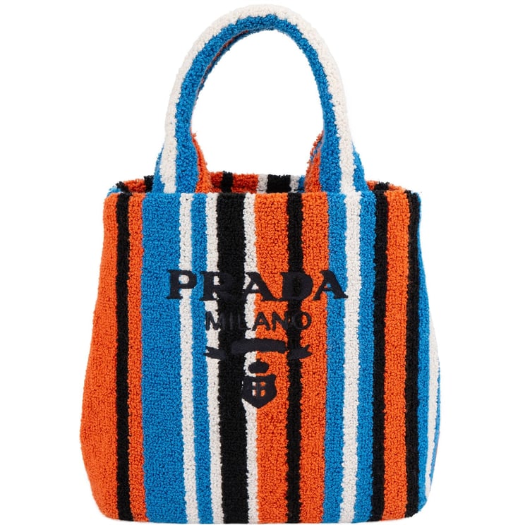 Prada Prada Multicolor Terry Tote Handbag