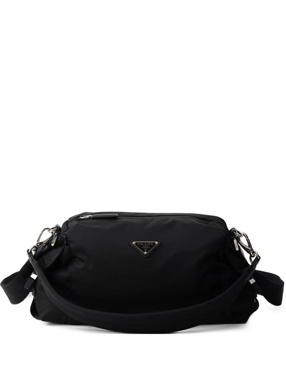 Prada Rectangular Shoulder Bag in Smooth Re-Nylon with Adjustable Strap
